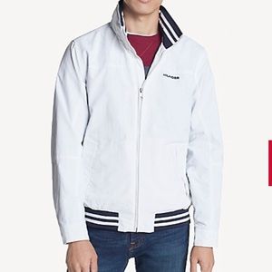 mens tommy hilfiger windbreaker track jacket